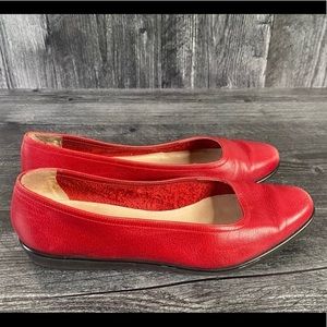 Salvatore Ferragamo gorgeous red flats